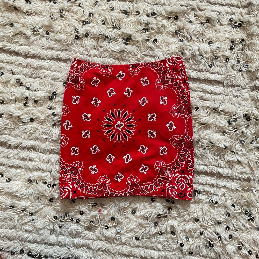 Red Pencil Skirt